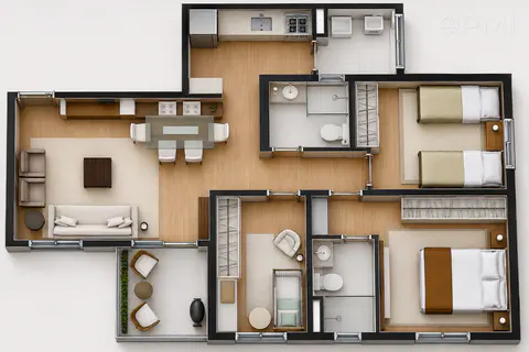 Apartamento 74m² 3 dorms - Fatto Alphaville - foto 3