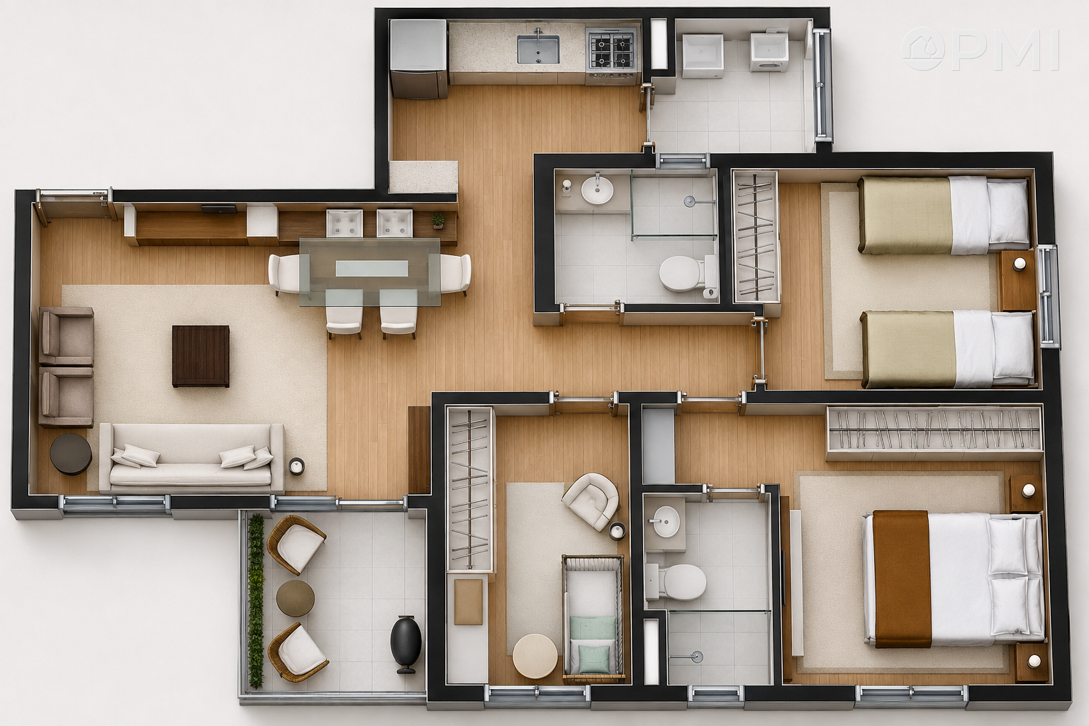 Apartamento 74m² 3 dorms - Fatto Alphaville - foto 3