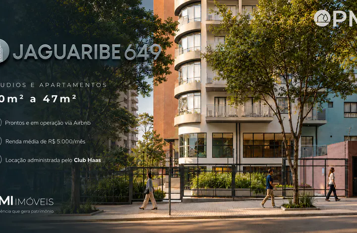 Studios 30m² à 47m² 100% mobiliados em Higienópolis