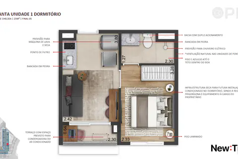 Studios 25m² na Vila Mariana - foto 4