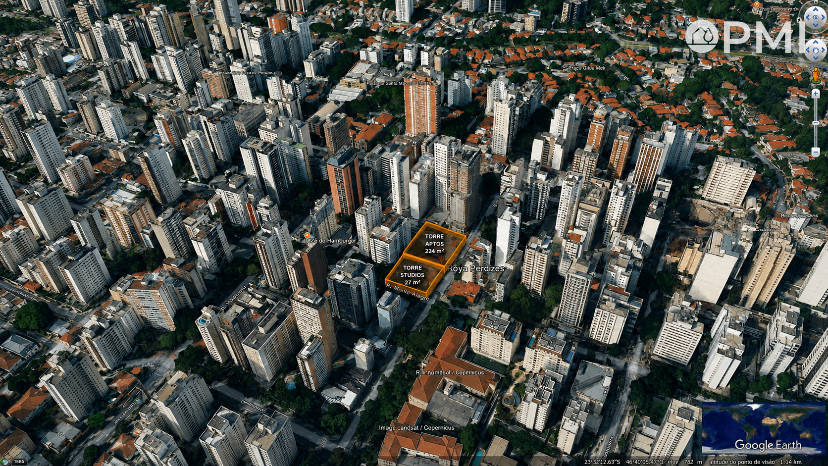 Studios 27m² no ROYA Perdizes
