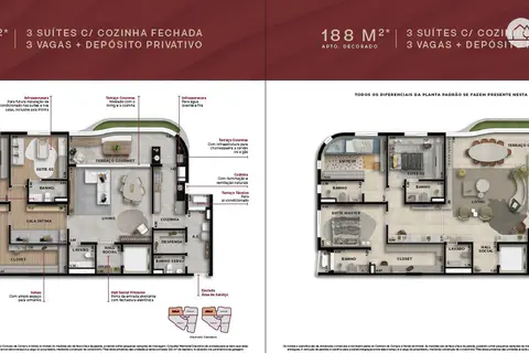 Acervo Residences by Dubai: Apartamentos de 188m² a 299m² em Alphaville - Planta & Ambientes - foto 2