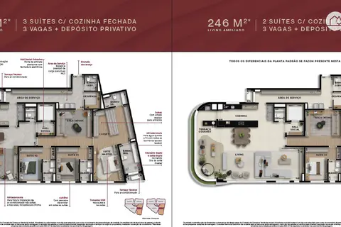 Acervo Residences by Dubai: Apartamentos de 188m² a 299m² em Alphaville - Planta & Ambientes - foto 4